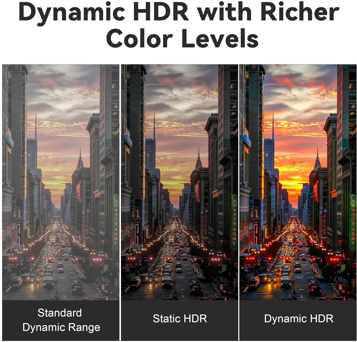 NÖRDIC HDMHI-F008 HDMI Fiber Optic Cable - 8K 60Hz - HDMI 2.1 - 48Gbps - 7.5m - VRR Compatible - RTX 3080 3090 - Black