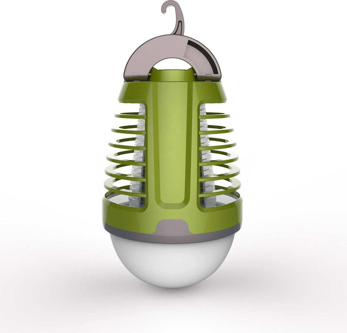PLATINET PMKL6500 Muggenlamp en LED lantaarn - 6500K - IP44 - Groen-wit