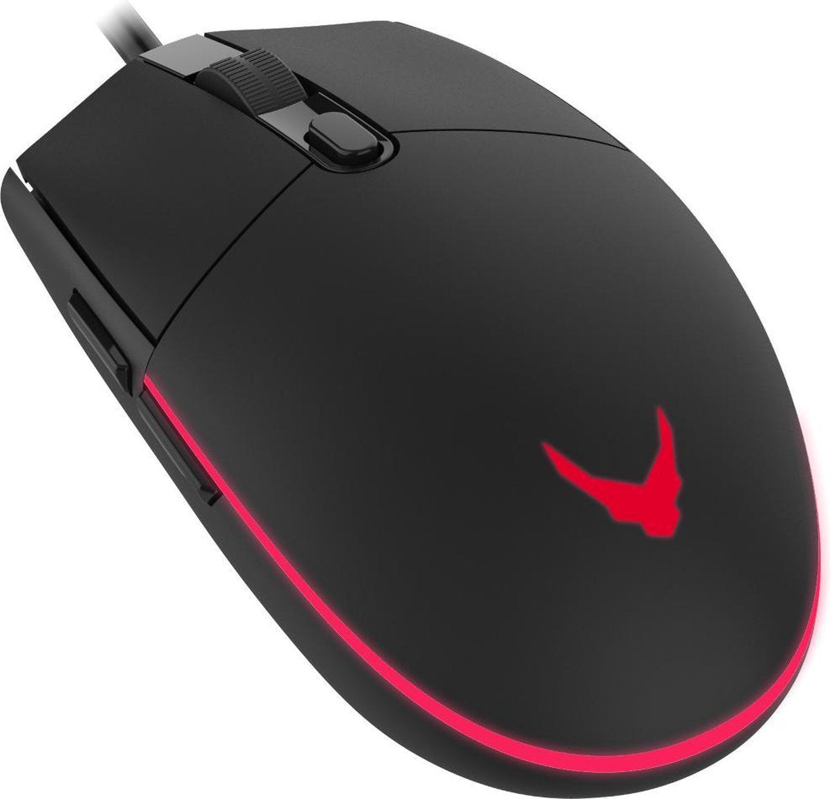 Varr VSETMPX5 - Gaming set - USB mouse with mouse pad - USB mouse 1000, 1600, 2400, 3200 dpi adjustable - 7 color LED lighting - mouse pad 295 x 210 x 2 mm - Black