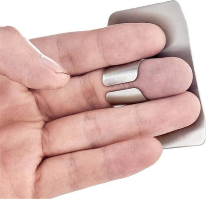 Vingerbescherming Snijden - Roestvrij vinger beschermer - Vingerbeschermer keuken - Vinger bescherming - Vinger beschermen - RVS - Hand Protector - Vinger Snij Beschermer - Mes Tool - Handbeschermer- Design voor 1 vinger