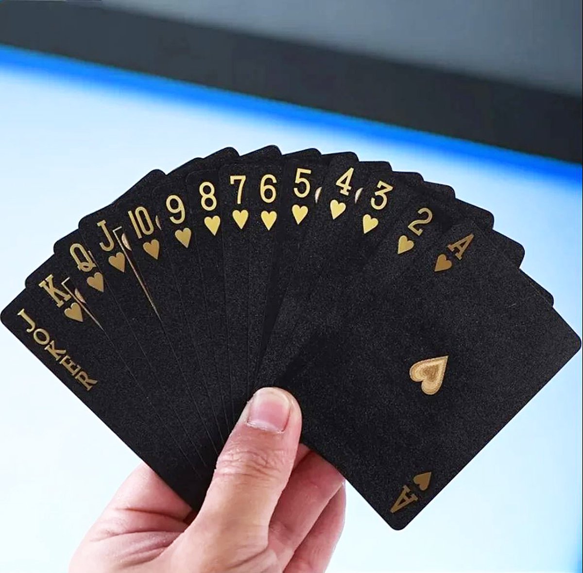 Waterdichte speelkaarten – Waterafstotende speelkaarten – Poker kaartspel – Waterresistente speelkaarten – Speelkaarten waterproof - Plastic kaartspel