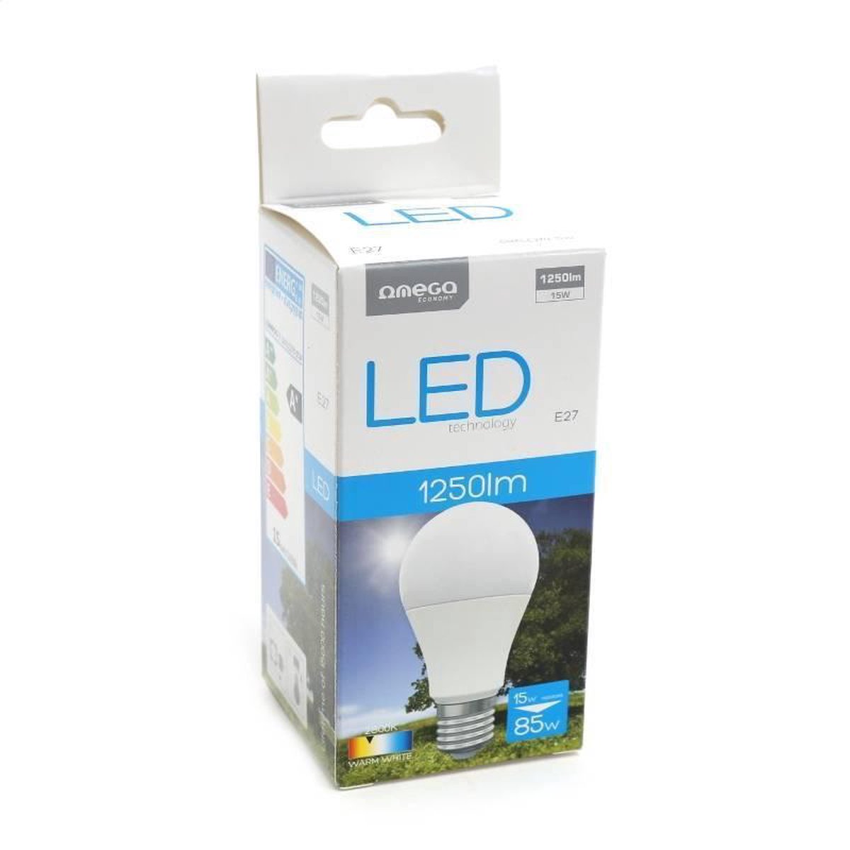 Omega OMELE27N-15W LED light source - 15W - 2800K - E27