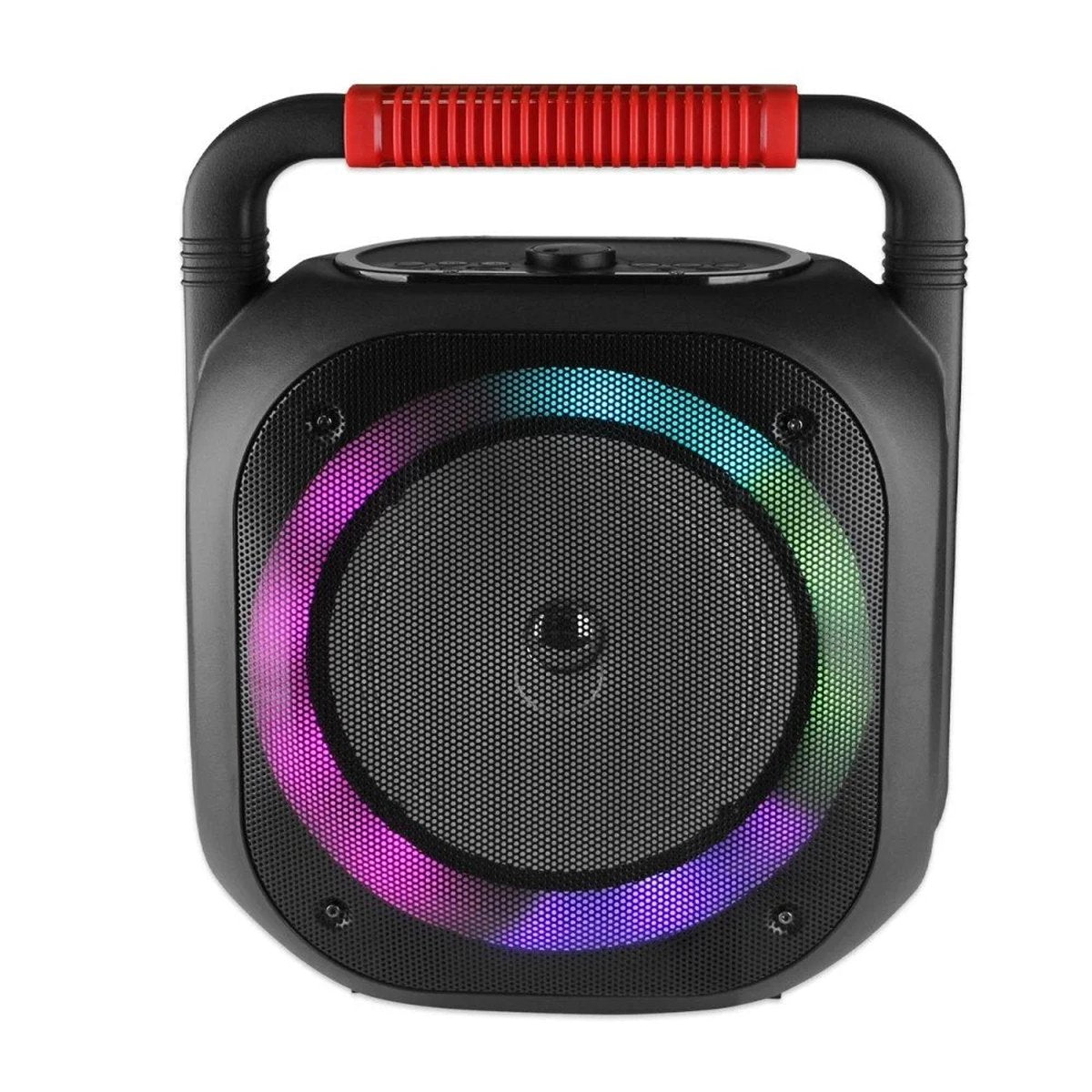 Fontastic - 261817 - Draadloze Partyluidspreker/Karaokeset - Mic & Led-Verlichting - FM-RADIO