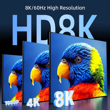 Delmark KVM Switch - DisplayPort & HDMI 2 PC's naar 2 Monitors - 8K60Hz - 4x USB 3.0 Poorten