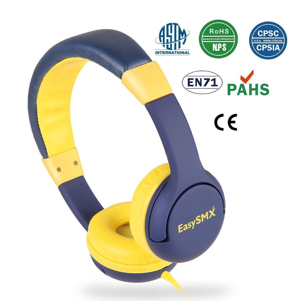EasySMX KM-666-Blue - Headphones for children