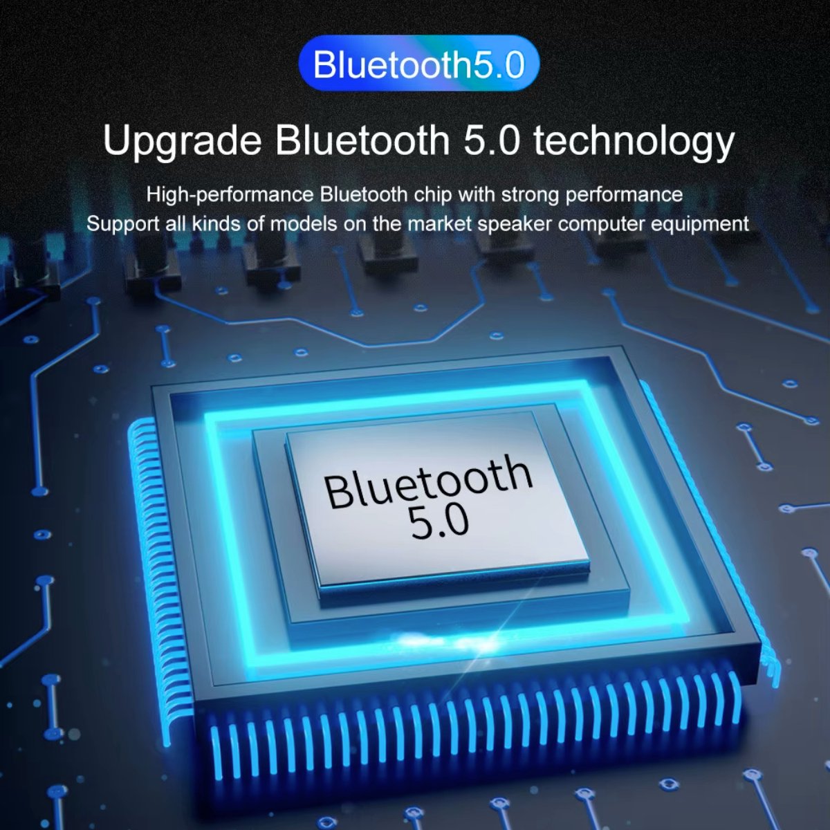 Delmark Bluetooth Ontvanger - BT 5.0 Receiver - 3.5mm AUX jack en RCA uitgang - HiFi Stereo Adapter - Bluetooth naar Aux - Bluetooth naar RCA