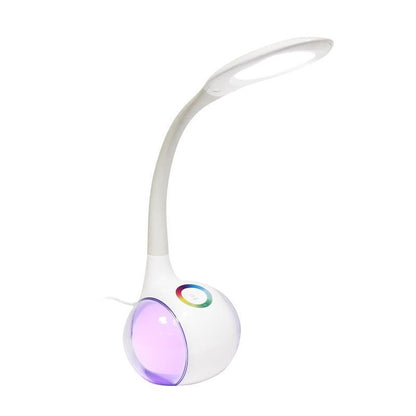 PLATINET PDL20W LED Bureaulamp Modern met kleuren nachtlampje - Wit