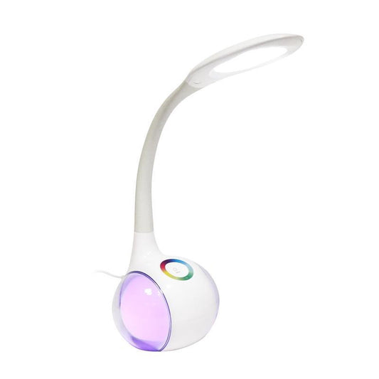 PLATINET PDL20W LED Bureaulamp Modern met kleuren nachtlampje - Wit