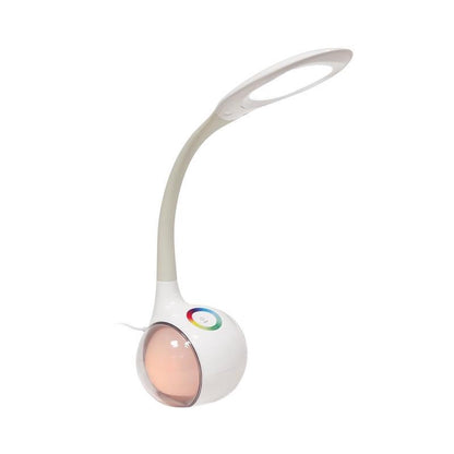 PLATINET PDL20W LED Bureaulamp Modern met kleuren nachtlampje - Wit