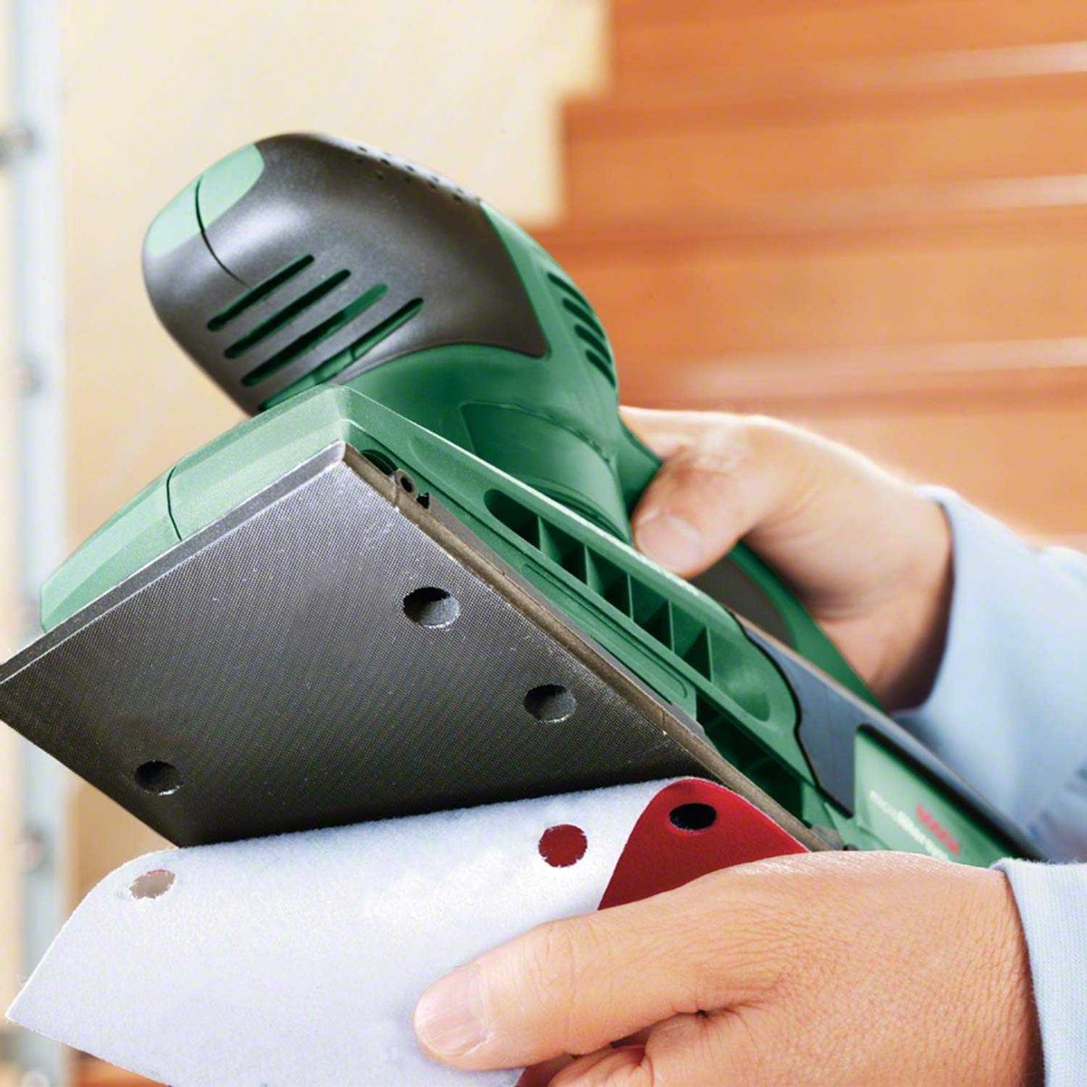 10 x Schuurpapier voor Schuurmachine - P40 Korrels - Zelfklevend schuurstroken - 93x185 mm