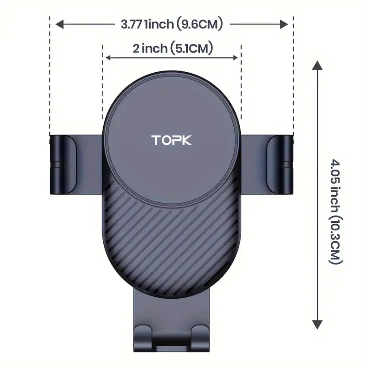 TOPK Auto Telefoonhouder - Air Vent - Ventilatie Houder - 360 rotatie - Universeel