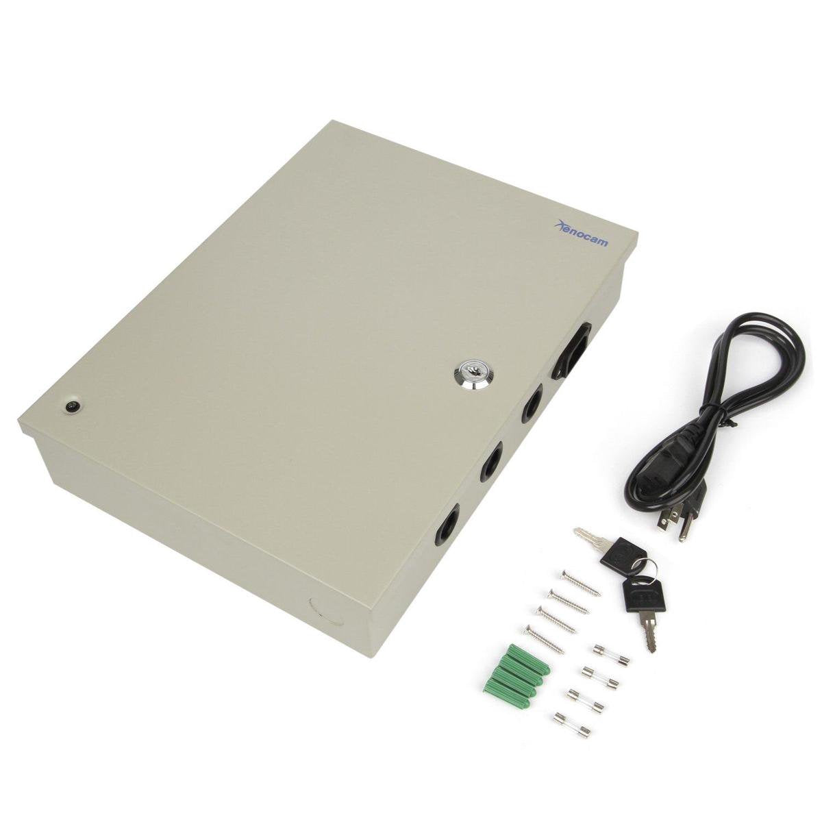 CC-POWER07-Q - Voedingskast voor CCTV 12V - 18 kanaals - 10A