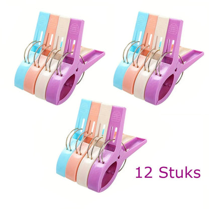 Wasknijpers stormbestendig - set van 12 stuks