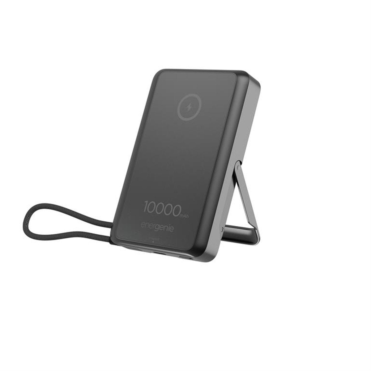 Powerbank 10000mAh - Met standaard - Geschikt voor MagSafe - 15W draadloos opladen & 20W PowerDelivery - EnerGenie