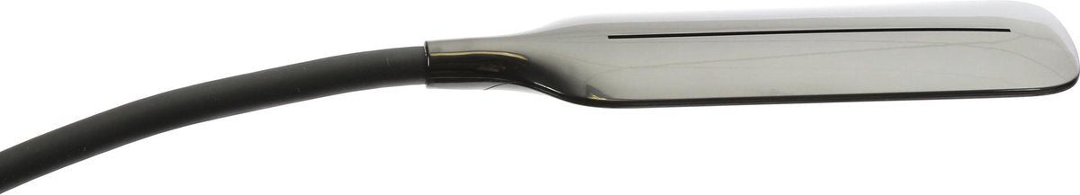 PLATINET PFLU19AB Flexibele LED vloerlamp 9W dimbaar, met afstandsbedining, aanpasbaar warm- en koudwit, timer, zwart