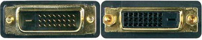 Deltaco DVI-602B, Dual Link, DVI-D monitor kabel, 3m