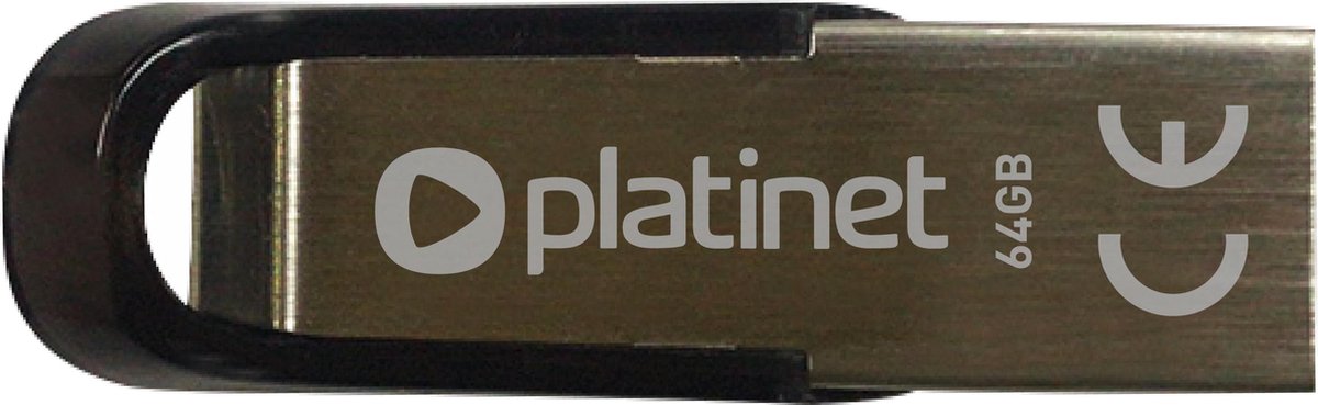 PLATINET PMFMS64 PENDRIVE USB 2.0 S-Depo 64GB USB Geheugenstick METAL - metalen behuizing
