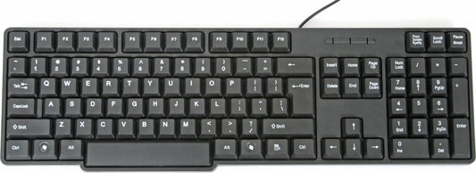 Platinet Omega OK05T USB Toetsenbord QWERTY US-Layout voor PC, laptop, tablet zwart