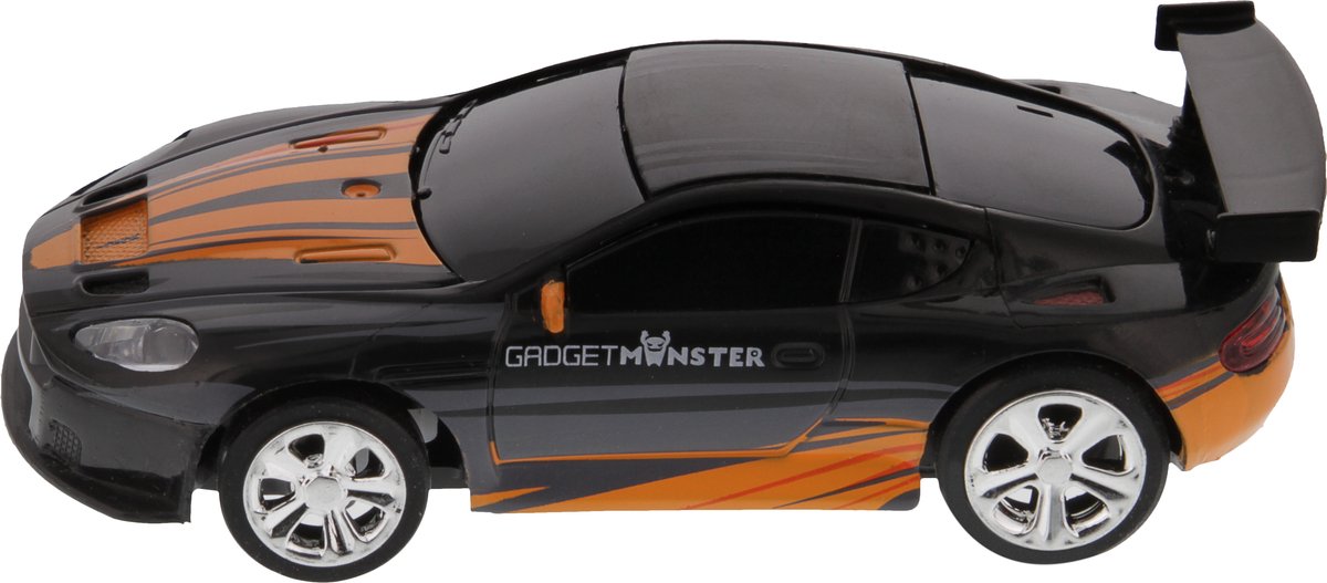 Gadget Monster GDM-1054(0847) - Remote Control Race Car - Fast Charging - 8 Meter Range - Gray/Orange
