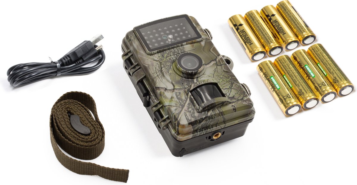 Technaxx Wildcam - 1080p Full HD - 20MP - Bewegingssensor - Nachtzicht - Batterijgevoed - Voor Buiten en Binnengebruik