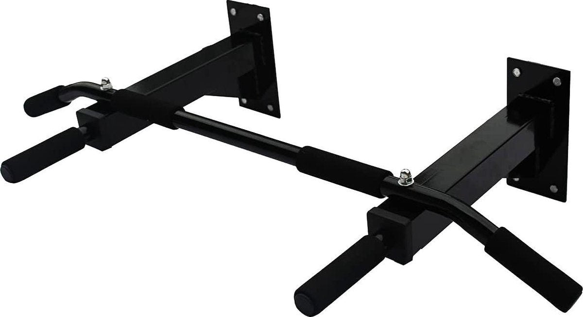 FDW AS8109 Pull up bar - 6 Grip barrels - Wall mounting - Black