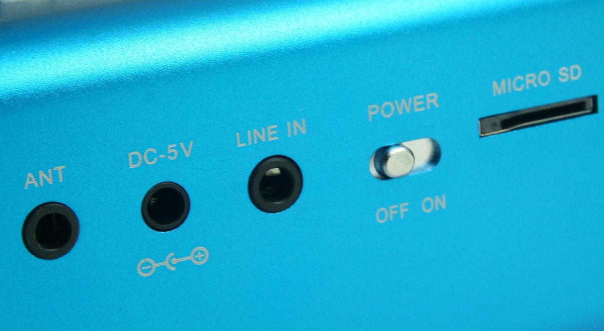 MP3-speler MusicMan MA soundstation - Blauw