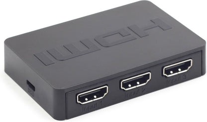 CablExpert HDMI Switch - HDMI switch met Afstandsbediening - 4K Ultra HD - 1080p Full HD - 3 Poorts