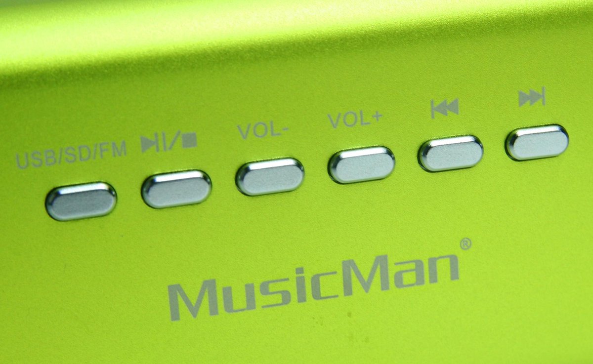 Technaxx MusicMan MA - Speaker - Groen