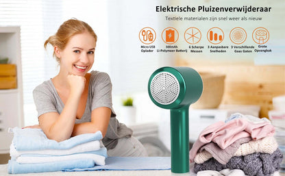 Pluizenverwijderaar electrisch - Ontpluizer - Pluizenverwijderaar kleding - Draadloos - USB oplaadbaar - 2024 Model
