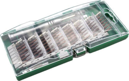 DELTACO VK-55 Gereedschap set smartphone reparatie, 58 stuks, Precisie CRV, groen