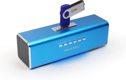 MP3-speler MusicMan MA soundstation - Blauw