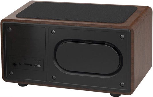 Fontastic 260353 Bluetooth Speaker - Wekker - FM-Radio - Kaartlezer, Draadloos Oplaadfunctie