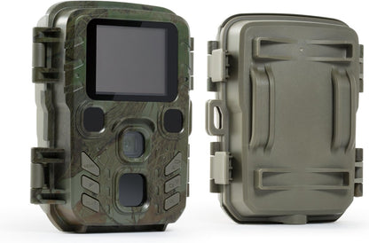 Technaxx TX-117 draadloze mini wildcamera, beveiligingscamera fullHD 1080p met display, nachtzicht en bewegingssensor