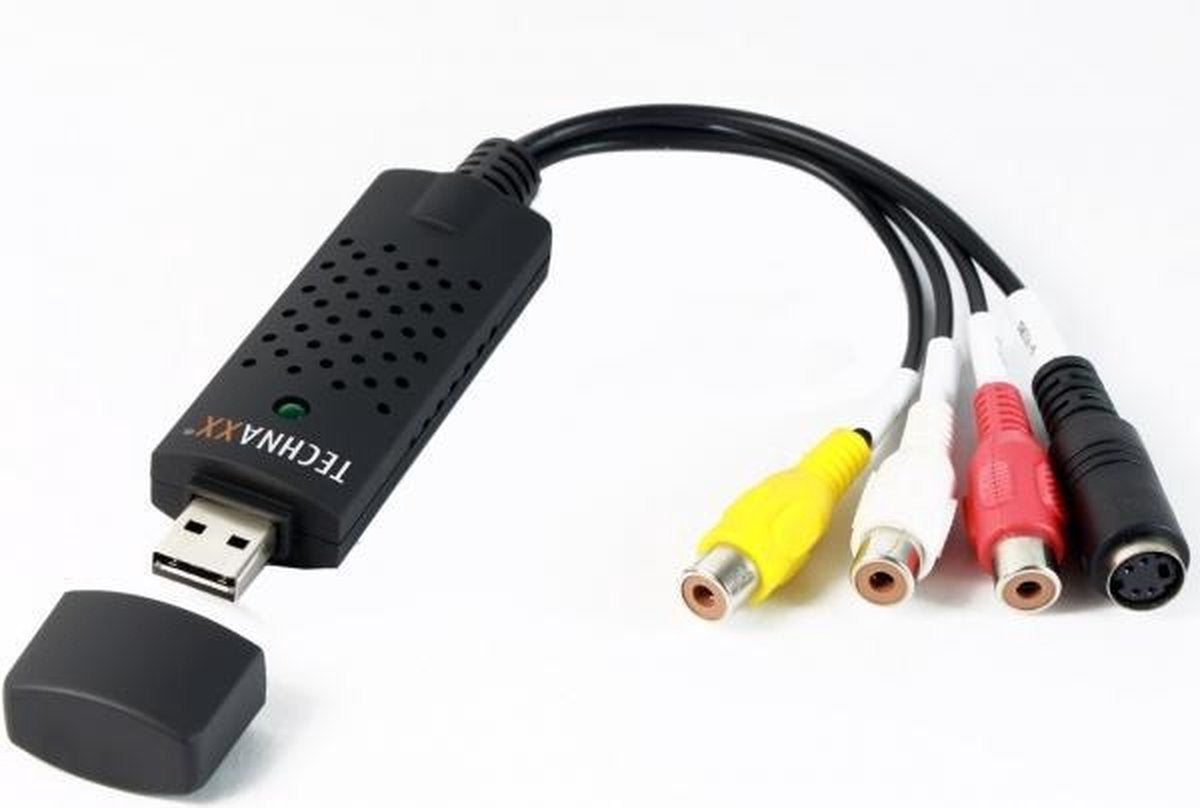 Technaxx TX-20 Video Grabber Plug & Play, Incl. videobewerkingssoftware