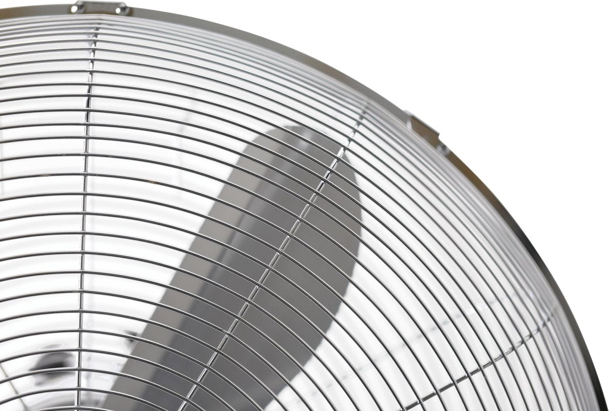 NORDIC HOME FT-562 Metalen vloerventilator met 3 standen - 450 mm - Zilver