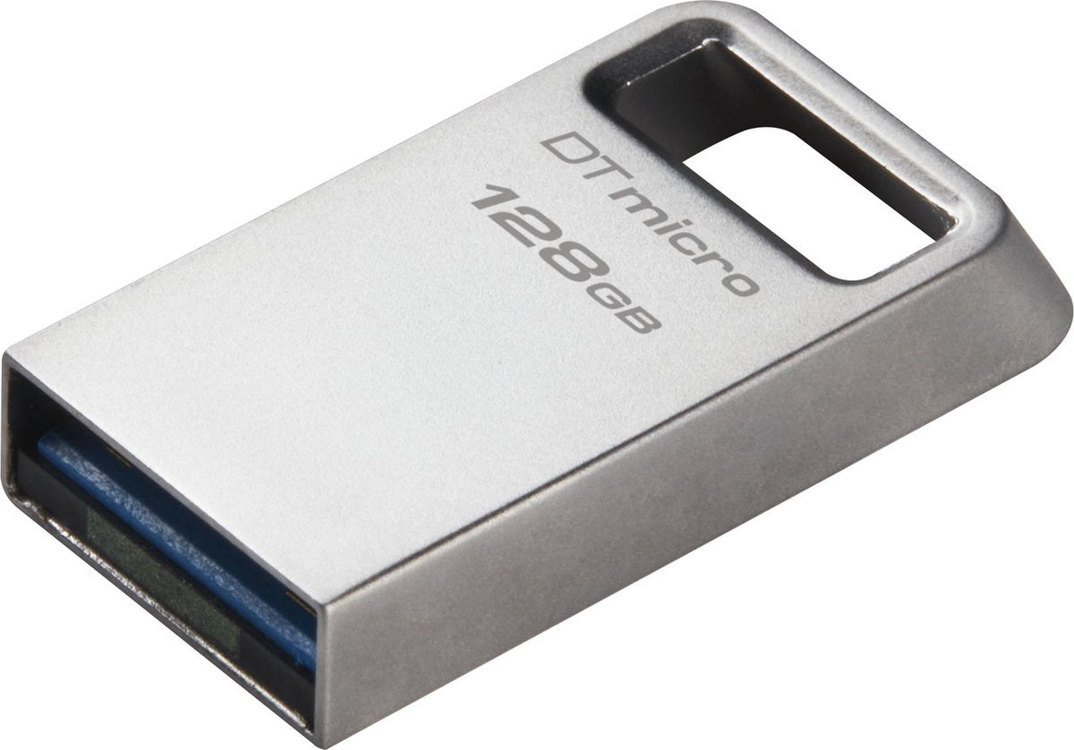 Kingston KING- 4458 DataTraveler micro USB stick - USB 3.2 Gen 1 - 64GB - Silver