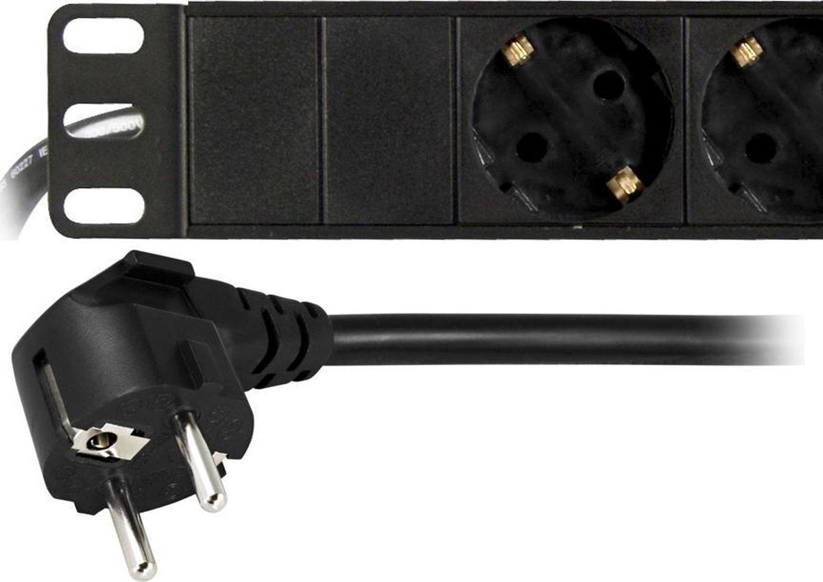 Deltaco GT-8529 power distribution 1U Black 9 AC output(s)