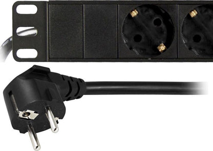Deltaco GT-8529 power distribution 1U Black 9 AC output(s)