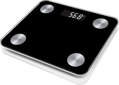 Platinet PBSBTB slimme Bluetooth personen weegschaal max. 180 Kg, incl. App zwart