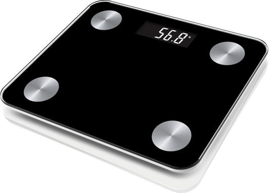 Platinet PBSBTB slimme Bluetooth personen weegschaal max. 180 Kg, incl. App zwart