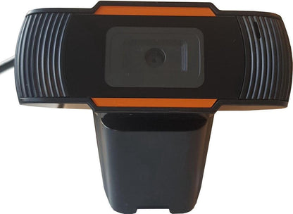 NÖRDIC WEBCAM-720, Webcam met microfoon voor PC, laptop, Webcamera HD 720p, zwart