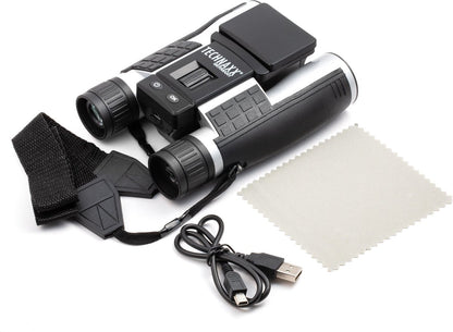 Technaxx Binoculars with digital camera TX-142 12x25mm Binocular Black/silver 4863