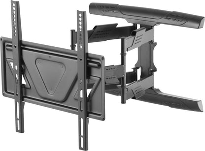 DELTACO OFFICE ARM-0258, Vrij Kantelbaar, draaibaar, Ultraslanke TV Beugel, 32"- 70 inch, max. 45 kg, zwart