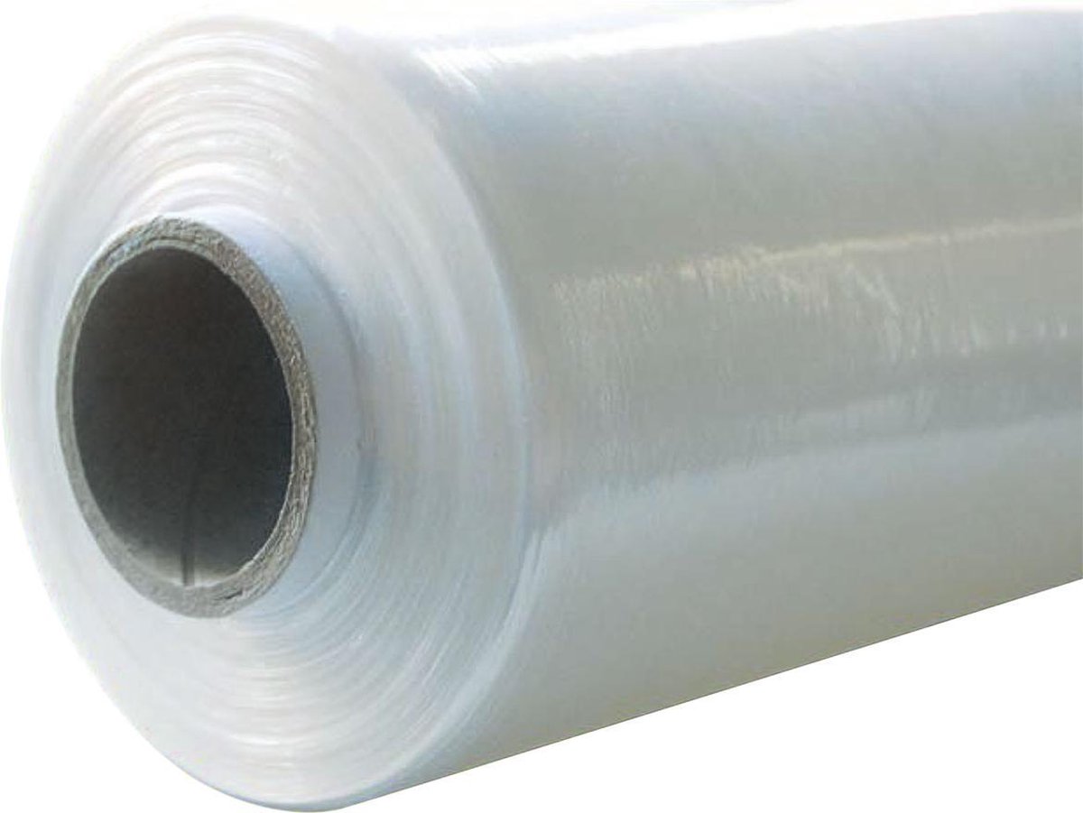 Box of 6 rolls of hand wrapping film - sealing film - stretch film - 50cm -23ym, 300 meters, transparent