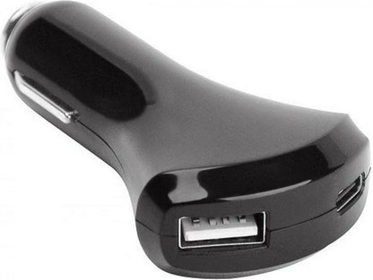 Fontastic 253515 Car Charger - Fast Charger 3.0 - USB-A, USB-C - 54W - Black