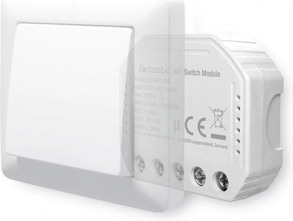 Fontastic 255489 Wi-Fi Slimme schakelaar voor Verlichting/Stopcontacten - Wit