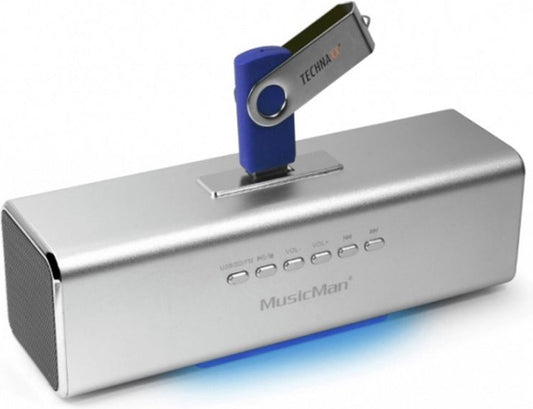 MUSICMAN MMM-Grs-USB (3431) Lautsprecher MA SOUNDSTATION - Silber
