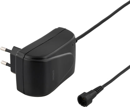 Deltaco PSR-15B Universal Power Adapter - 18W - 6 Interchangeable Connectors - Black