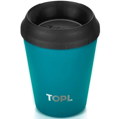 TOPL TPL8TG Vacuum insulated cup - Stainless steel - With smart lid - 236 ML - Teal green