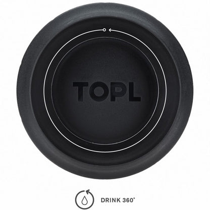 TOPL TPL8TG Vacuum insulated cup - Stainless steel - With smart lid - 236 ML - Teal green